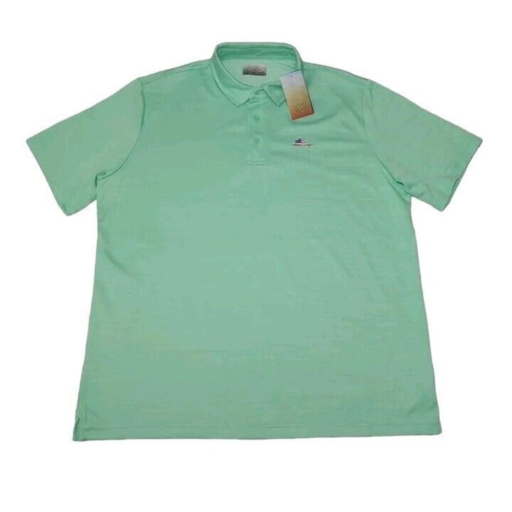 Ocean Coast Men's XLT Polo Shirt New‎ With Tags UPF 30 Recycled Polyester